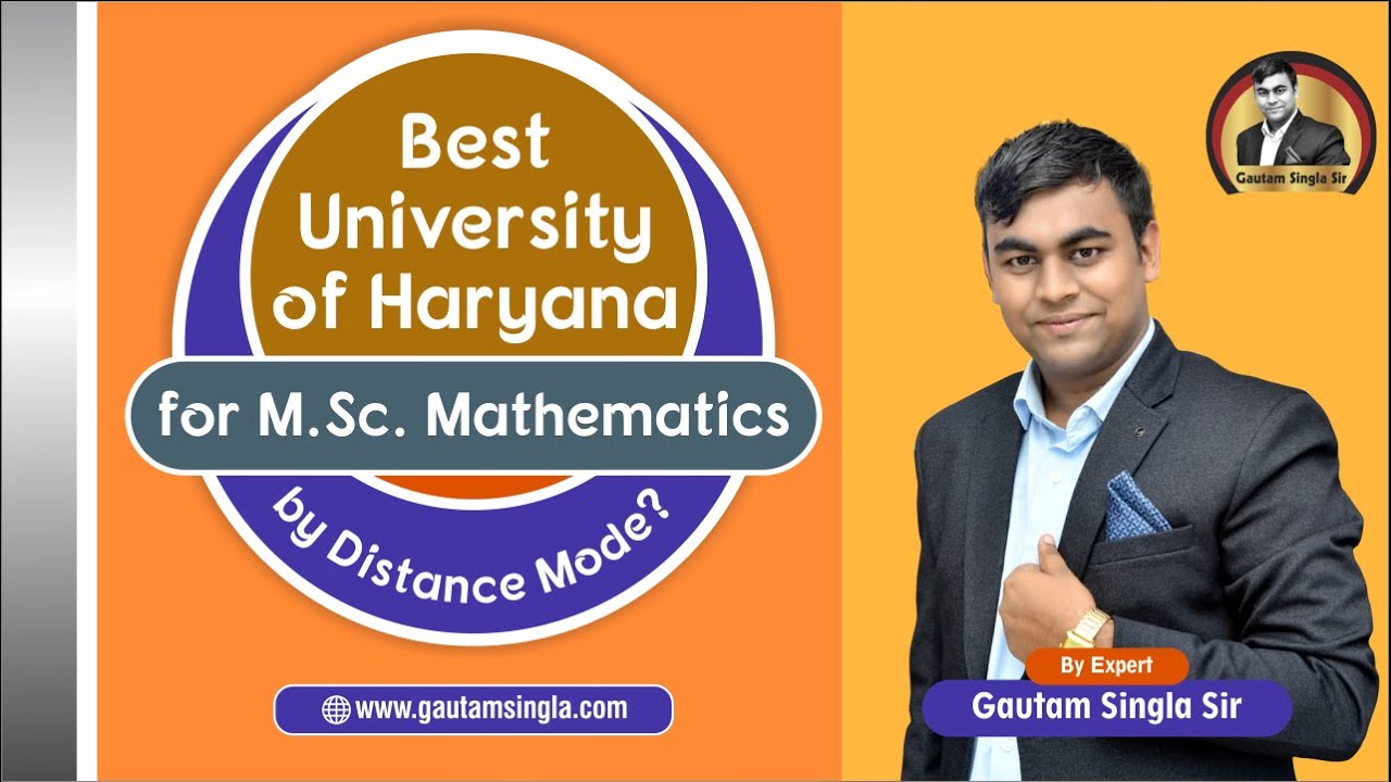Best University of Haryana for M.Sc. Mathematics by Distance