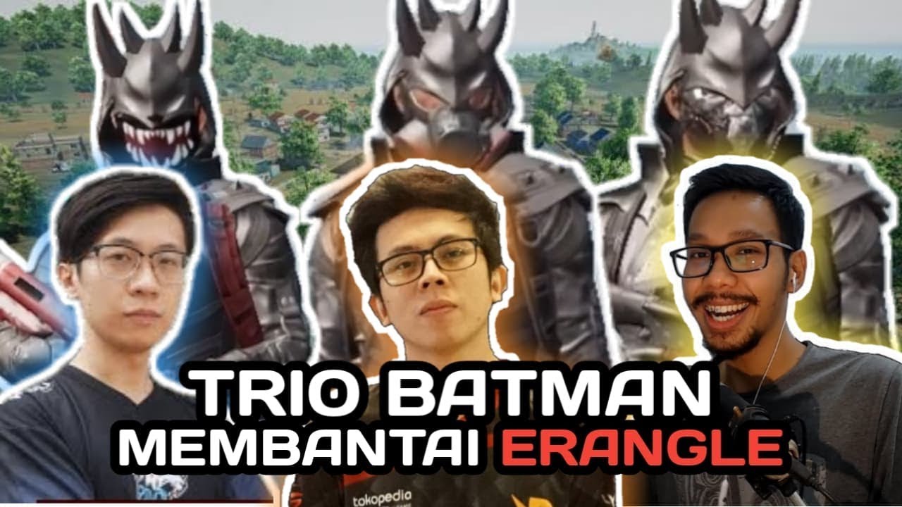 BANG ALEX, BENNYMOZA, EJ GAMING TRIO BATMAN BERBURU DI ERANGLE - PUBG MOBILE INDONESIA