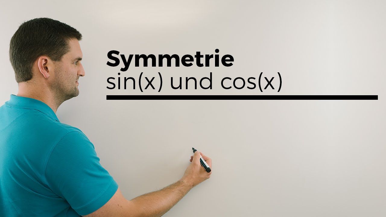 Symmetrie bei sin(x) und cos(x), trigonometrische Funktionen | Mathe by Daniel Jung