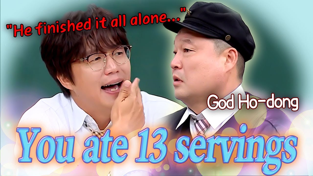 Sung Si-kyung Spills the Tea💥 on Kang Ho-dong’s 13-Serving Feast😱