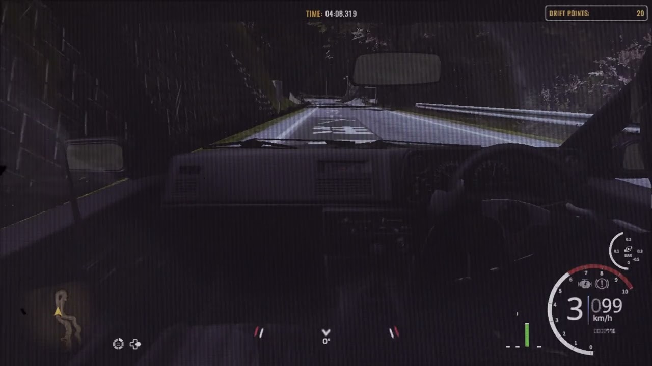 Sadamine Pass Rainy AE86 TECHNICAL ISSUE