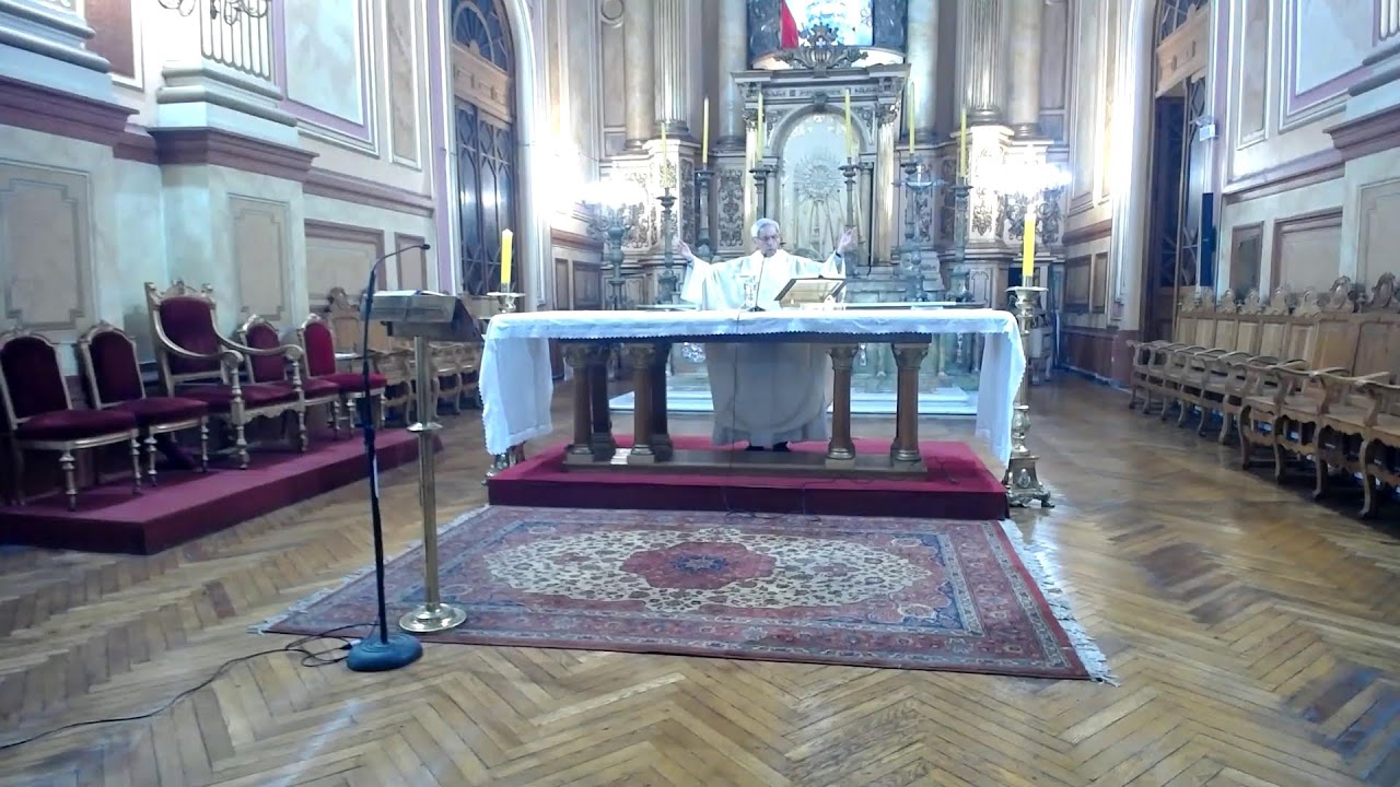 exposición del santísimo y misa 12:30hrs