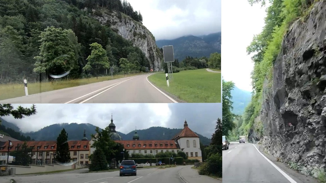 Die Deutsche Alpenstraße, Teilstück von Füssen nach Garmisch Partenkirchen