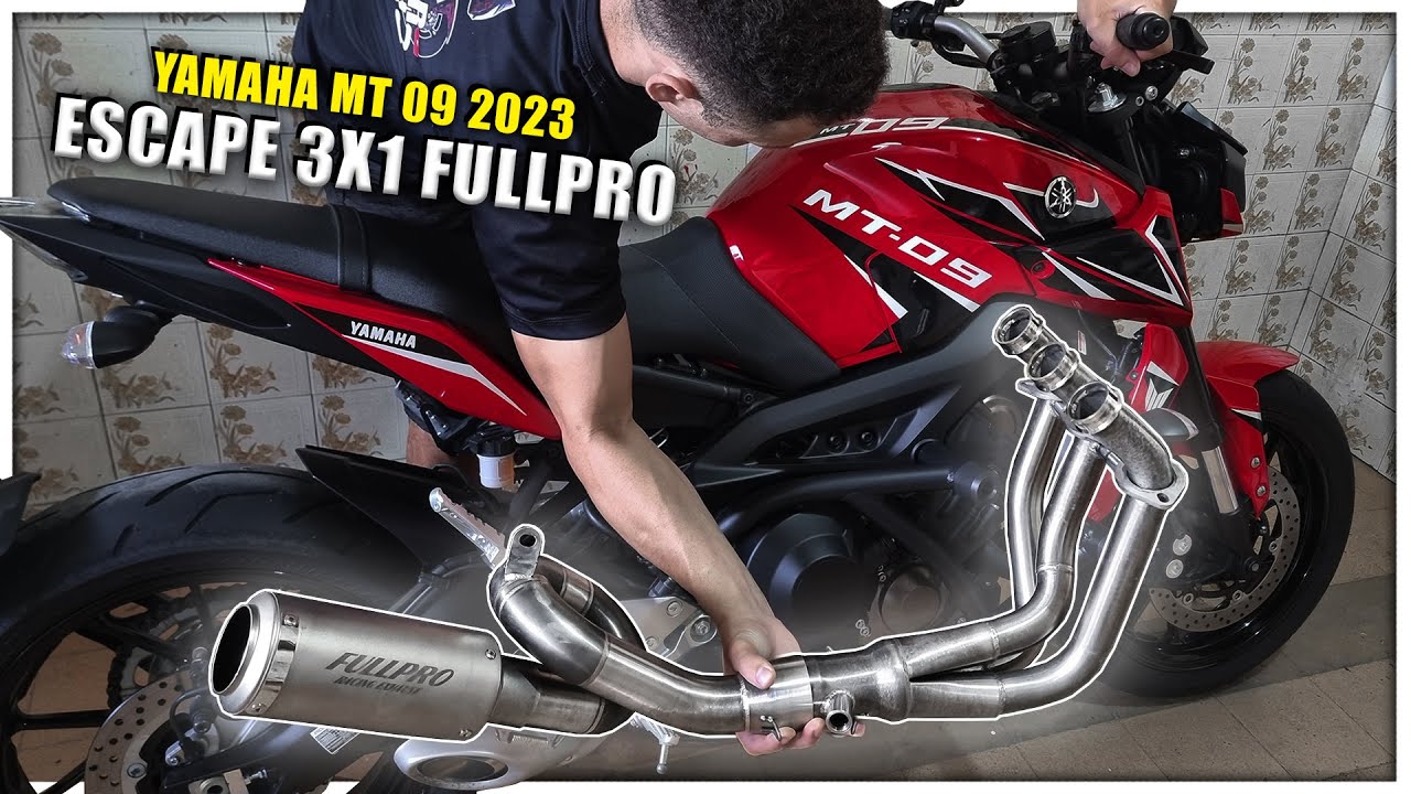 ESCAPE 3X1 FULL PRO NA MT 09 2023 - COMO MONTAR