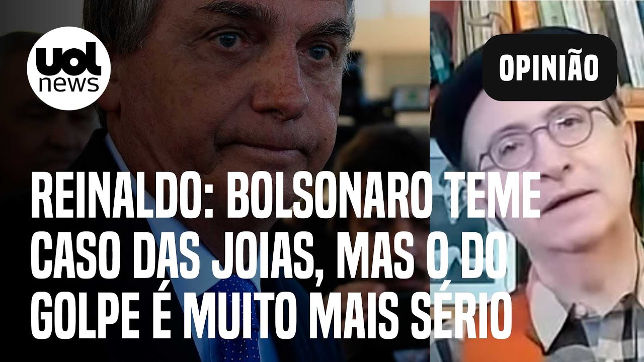 Reinaldo Azevedo: Tema do golpe de Estado atormenta Bolsonaro mais do que o caso das joias