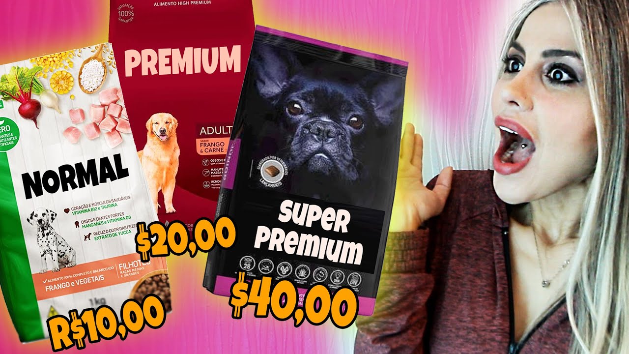 DIFEREN&Ccedil;AS ENTRE RA&Ccedil;&Atilde;O NORMAL, PREMIUM E SUPER PREMIUM (Vale a pena?)