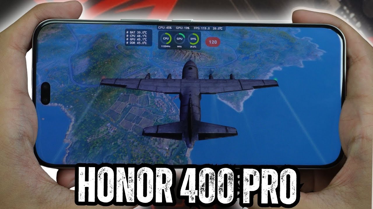 Honor 400 Pro PUBG Mobile 120 FPS Test With FPS Meter & Battery Test