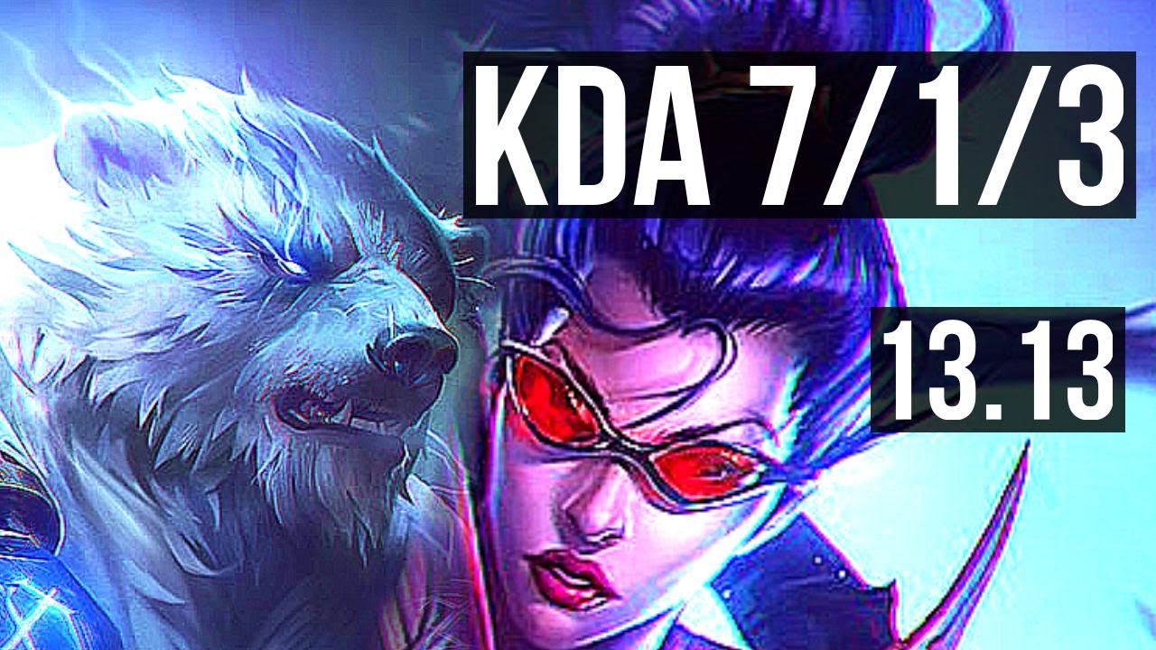 VOLIBEAR vs VAYNE (TOP) | 7/1/3, 800+ games | EUW Master | 13.13