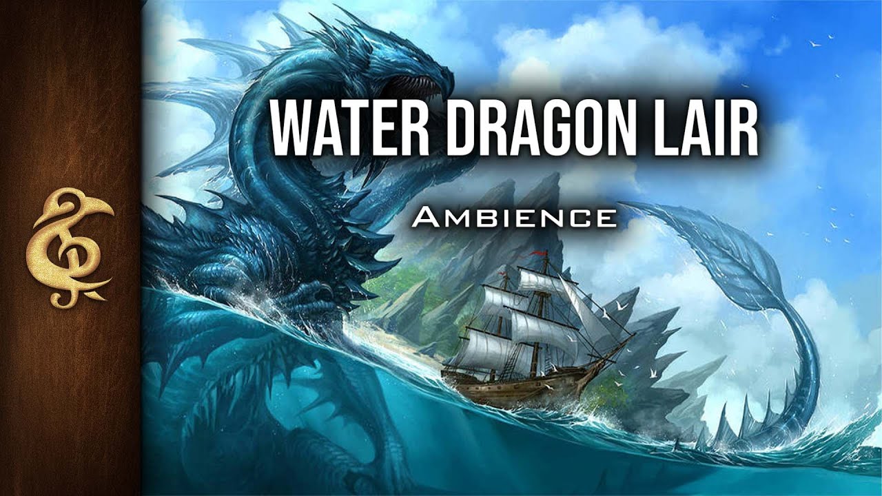 Water Dragon Lair | Adventure Ambience | 1 Hour #dnd