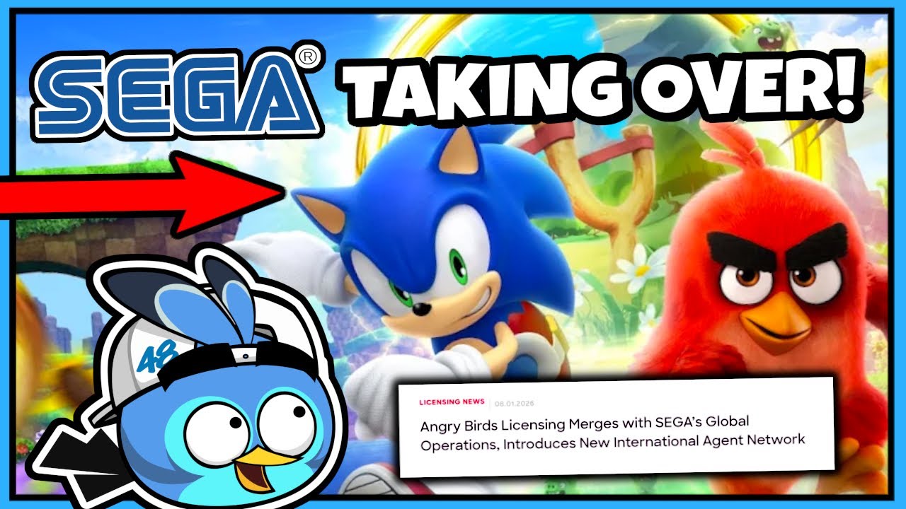 SEGA получает лицензию на Angry Birds! 👀 / Студия Oh Bibi Studios займется разработкой AB Rush 😺🇫🇷