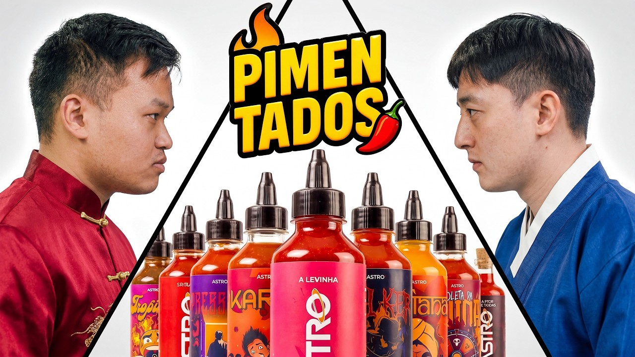 CHINA X COREIA DO SUL - QUAL PAÍS AGUENTA MAIS PIMENTA?