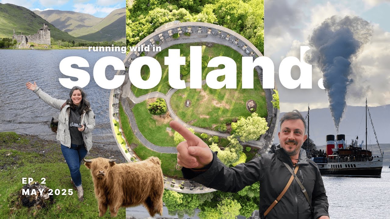 Running Wild in Scotland | Day 2 Highlands Travel Vlog (Coastal Castles, Cows, & One Epic Sunset)