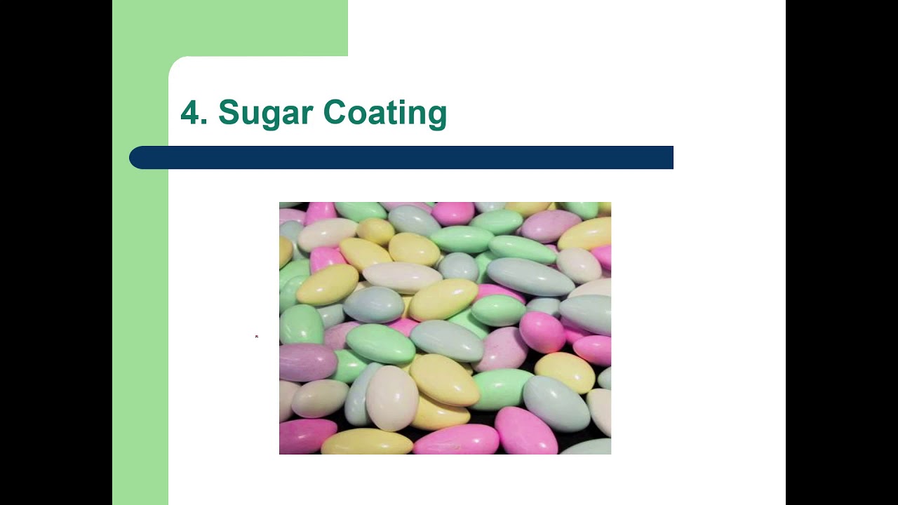 1. Coating - Part 1 _ Definition, reasons for coating and sugar coating