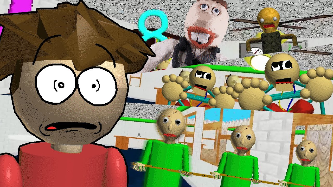 Three Wacky Custom Maps! (Baldi's Basics Plus)