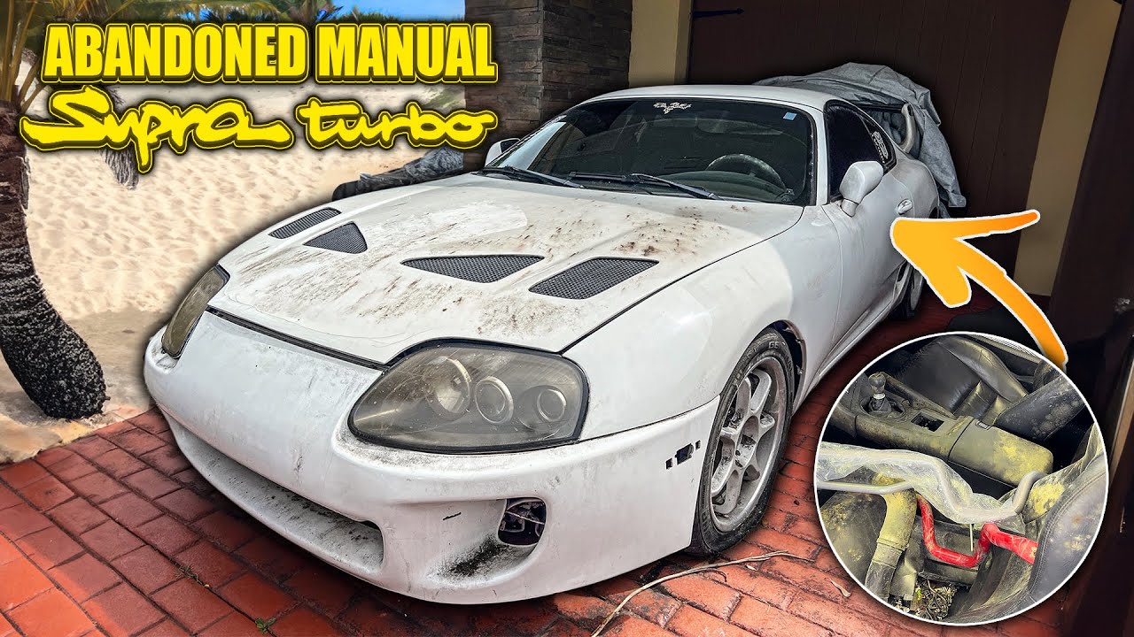 Заброшенный суперкар: MK4 Supra Turbo с механической коробкой передач | Первая мойка за 15 лет! |...