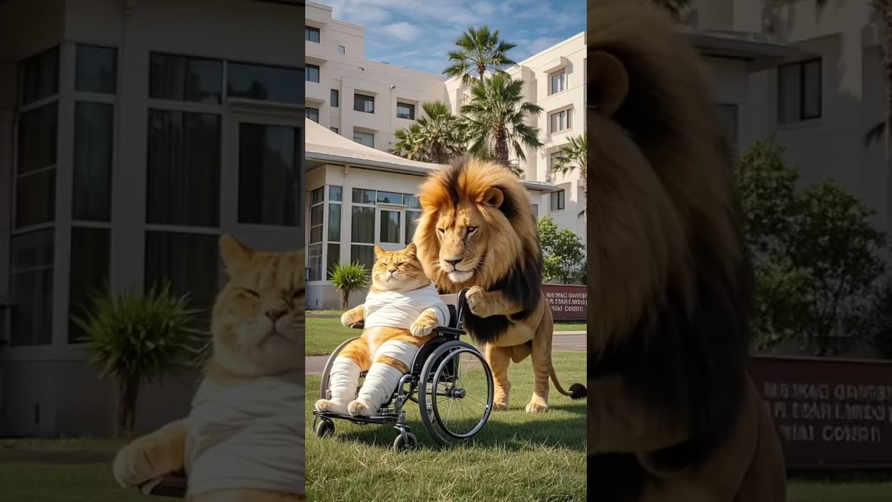 LION 🦁 & CAT FRIENDSHIP #childrensongs #childrenstories #kidslearning #funfactory #kidssongs #kids