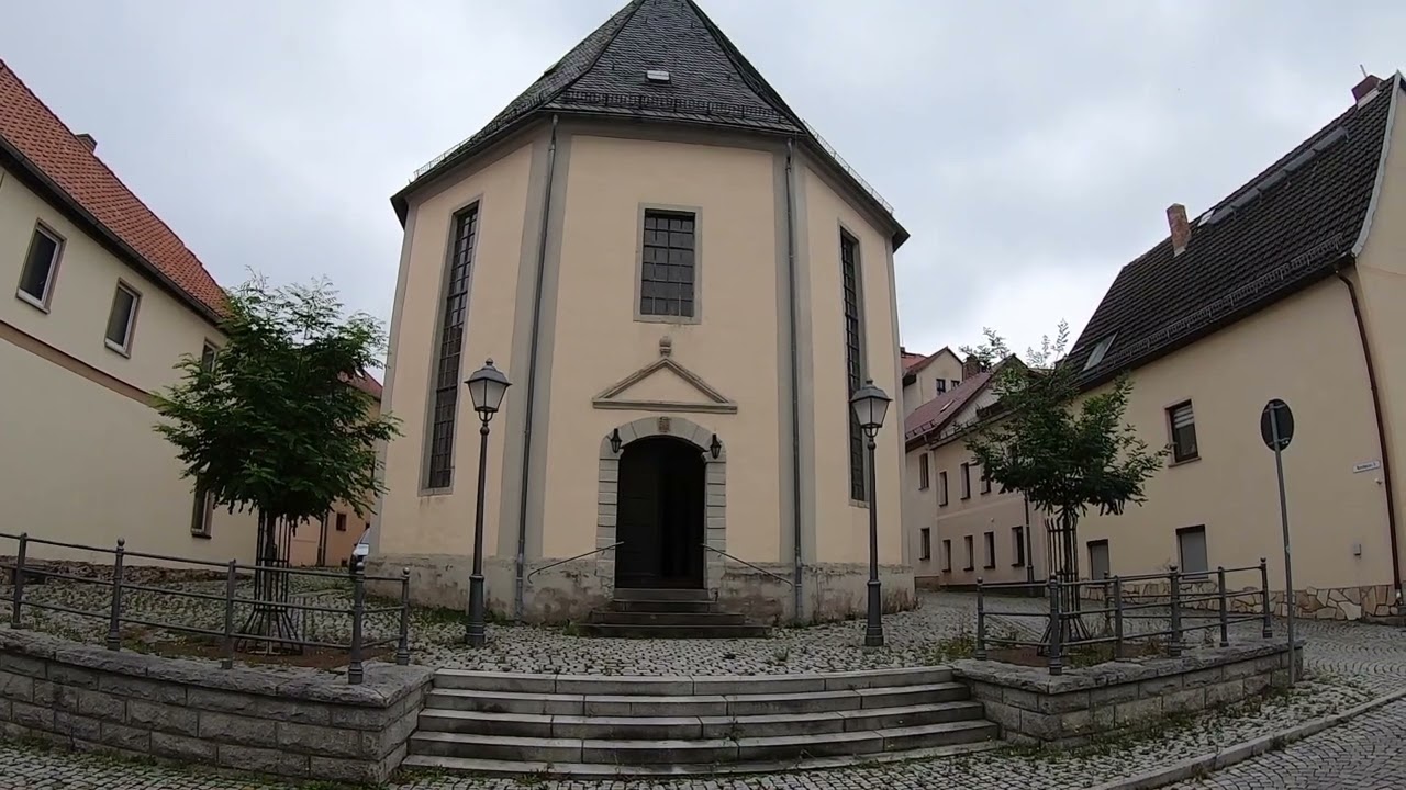 D: Triptis. Th&uuml;ringen. Eindr&uuml;cke aus der Stadtmitte. August 2023