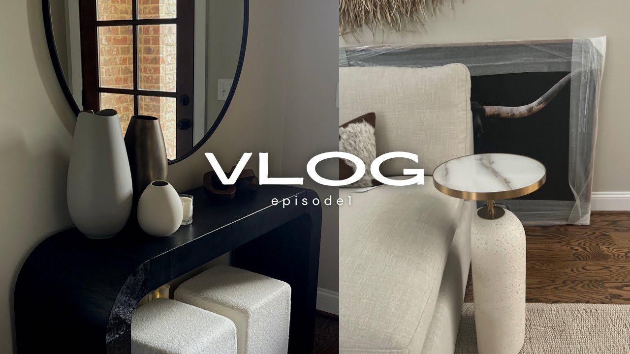 S1 EP: 01 FINALLY! | Furnishing Updates | Mirror Wall | KJ Howell