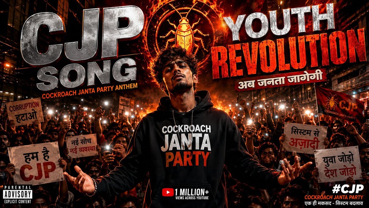 Cockroach Janata Party | CJP Anthem 🔥I CJP Movement | Cockroach Anthem | Rap Song 2026 | HD song