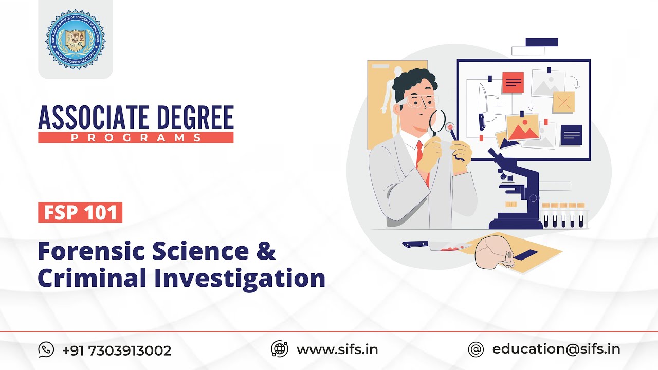 Forensic Science & Criminal Investigation Online Course | SIFS India