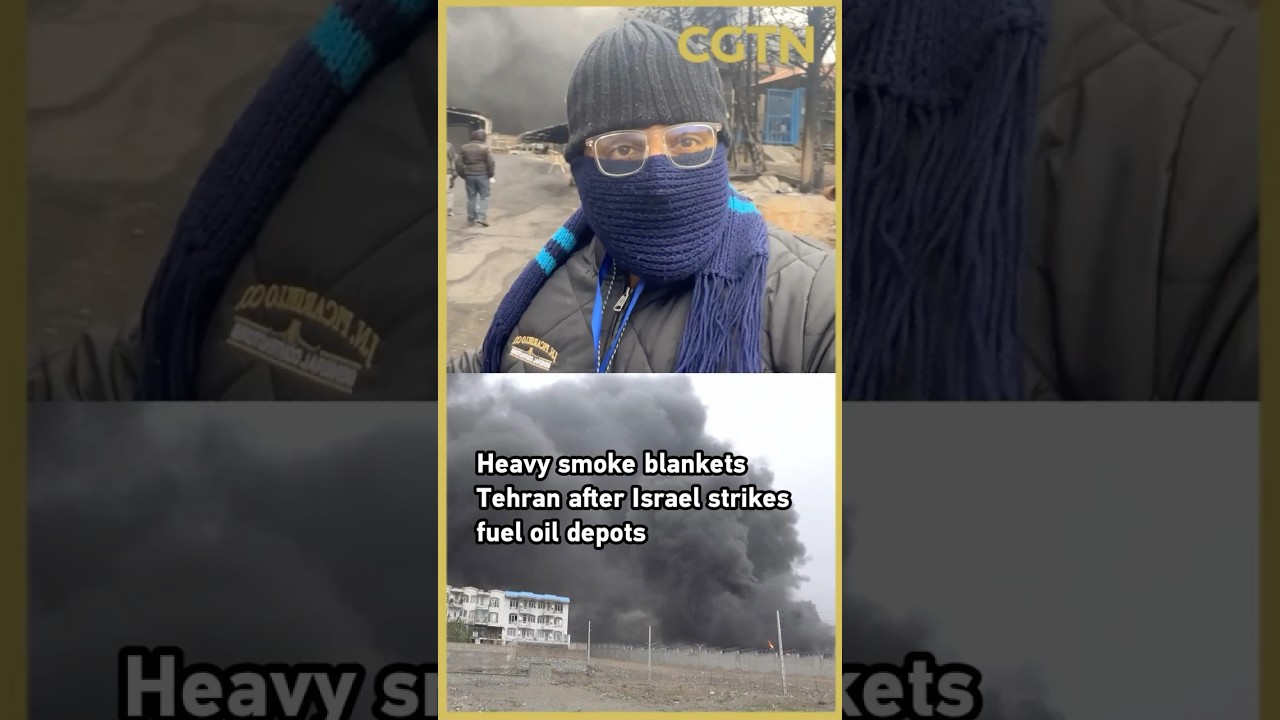 Exclusive: Heavy smoke blankets Tehran after Israel strikes fuel oil depots
