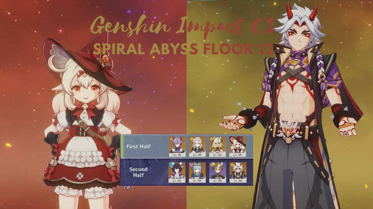 C1 Klee Hexilonen Team & C0 Bineffa Wheelchairing Itto | Spiral Abyss Floor 12 | Genshin Impact 6.3