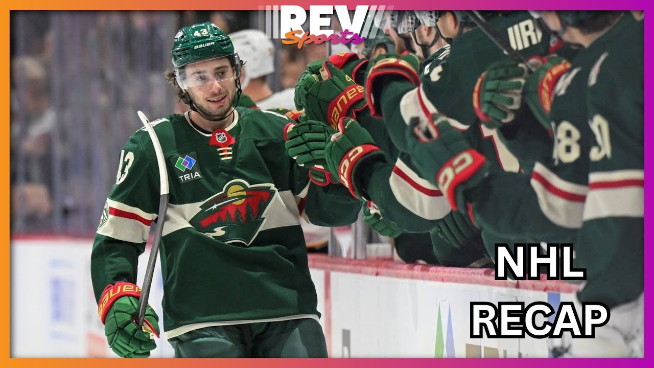 Quinn Hughes on a 10 game assist streak | REV Sports Wrap It Up!