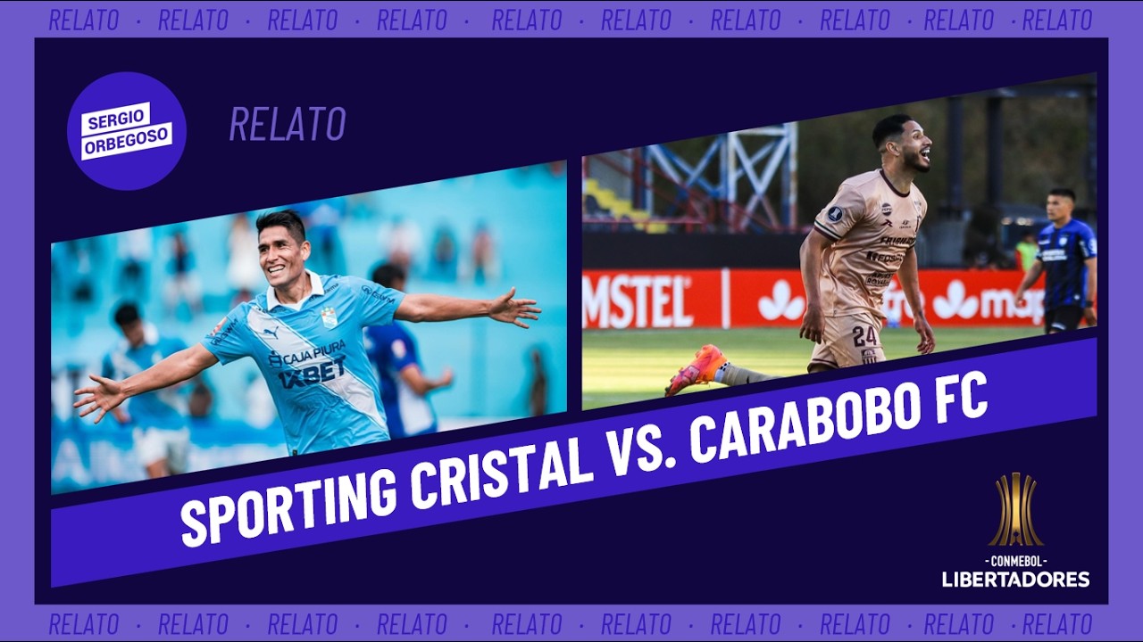 REACCIÓN #ENVIVO: #SPORTINGCRISTAL VS. #CARABOBO FC / RELATO ORIGINAL #COPALIBERTADORES EN VIVO