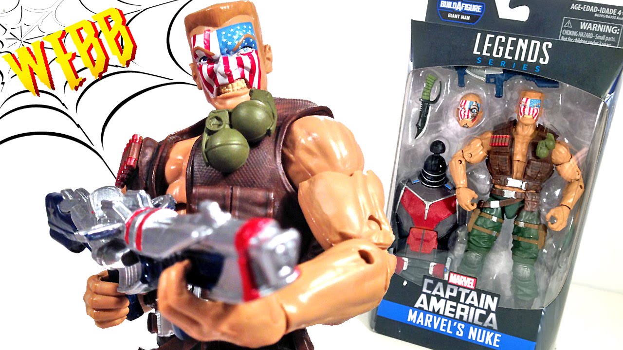 MARVEL LEGENDS Captain America NUKE Action Figure Review