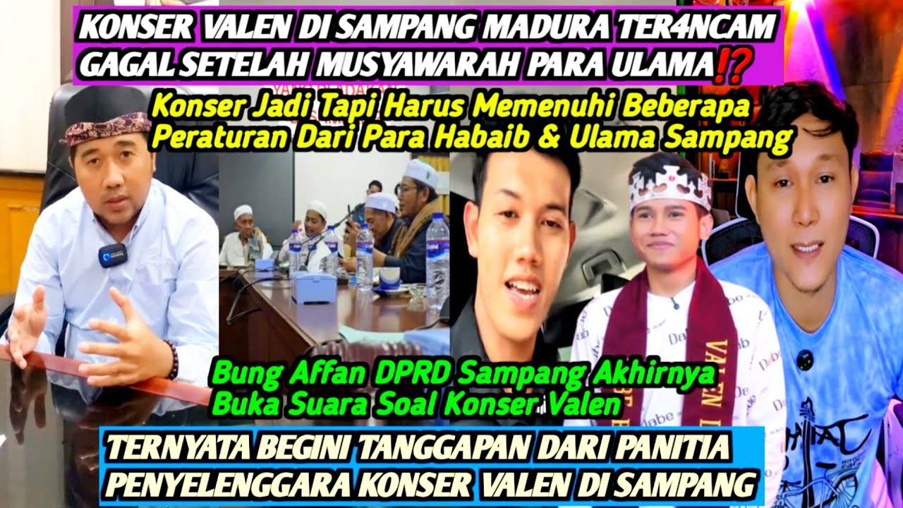 KONSER VALEN DI SAMPANG AKHIRNYA JADI‼️INILAH ATURAN YANG HARUS DI PATUHI SAAT KONSER BERLANGSUNG⁉️