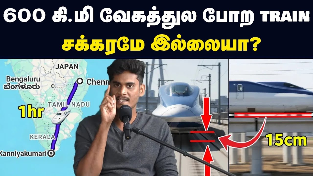 🤯Magnets மூலம் பயணிக்கும் உலகின் அதிவேக train! | China's Maglev trains