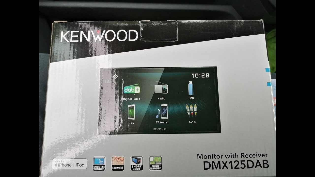 Kenwood DMX125 DAB radio fitters review & basic install guide.