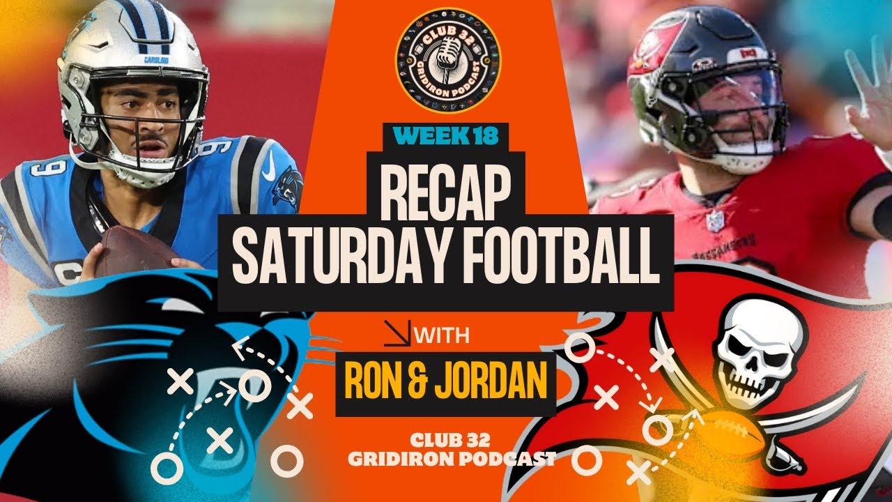 Bucs Survive 16–14 Thriller! 🏈 Tampa Bay Edges Panthers | Week 18 Recap | Club32 Podcast