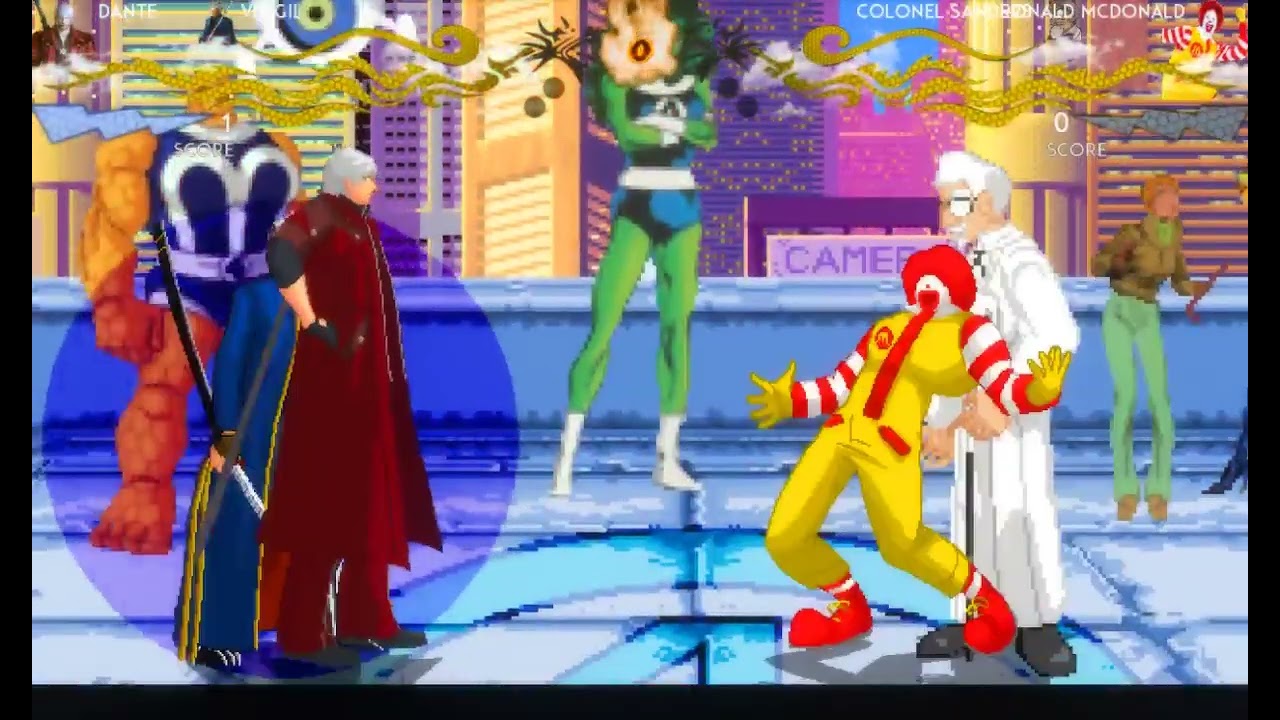 Battle Request 14: Dante & Vergil Vs Ronald McDonald & Colonel Sanders