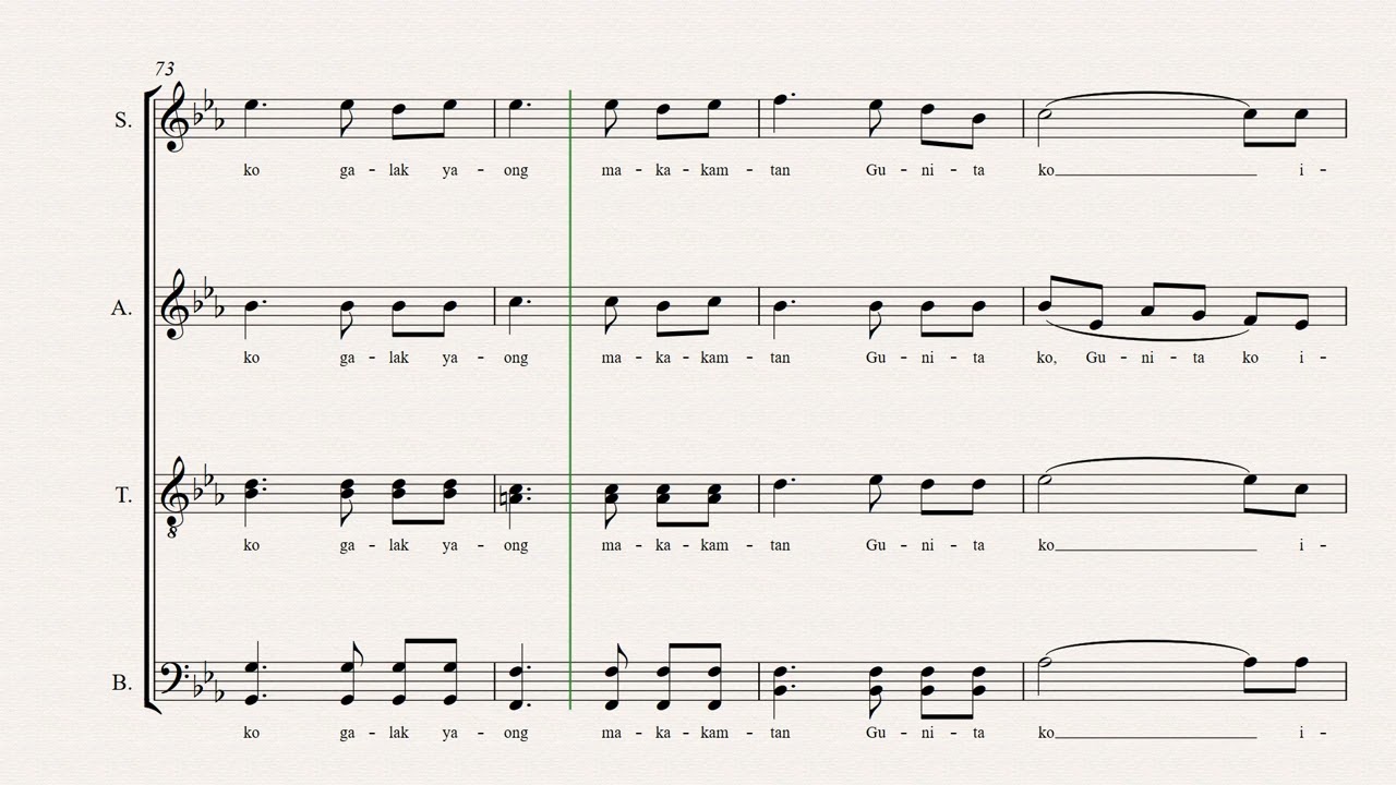 Awit Ng Paghahangad | SATB + Male Solo