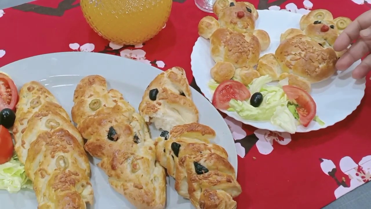 خبيزات الجبن و الزيتون في مطبخ هنية &petite pain au fromage Henia kitchen