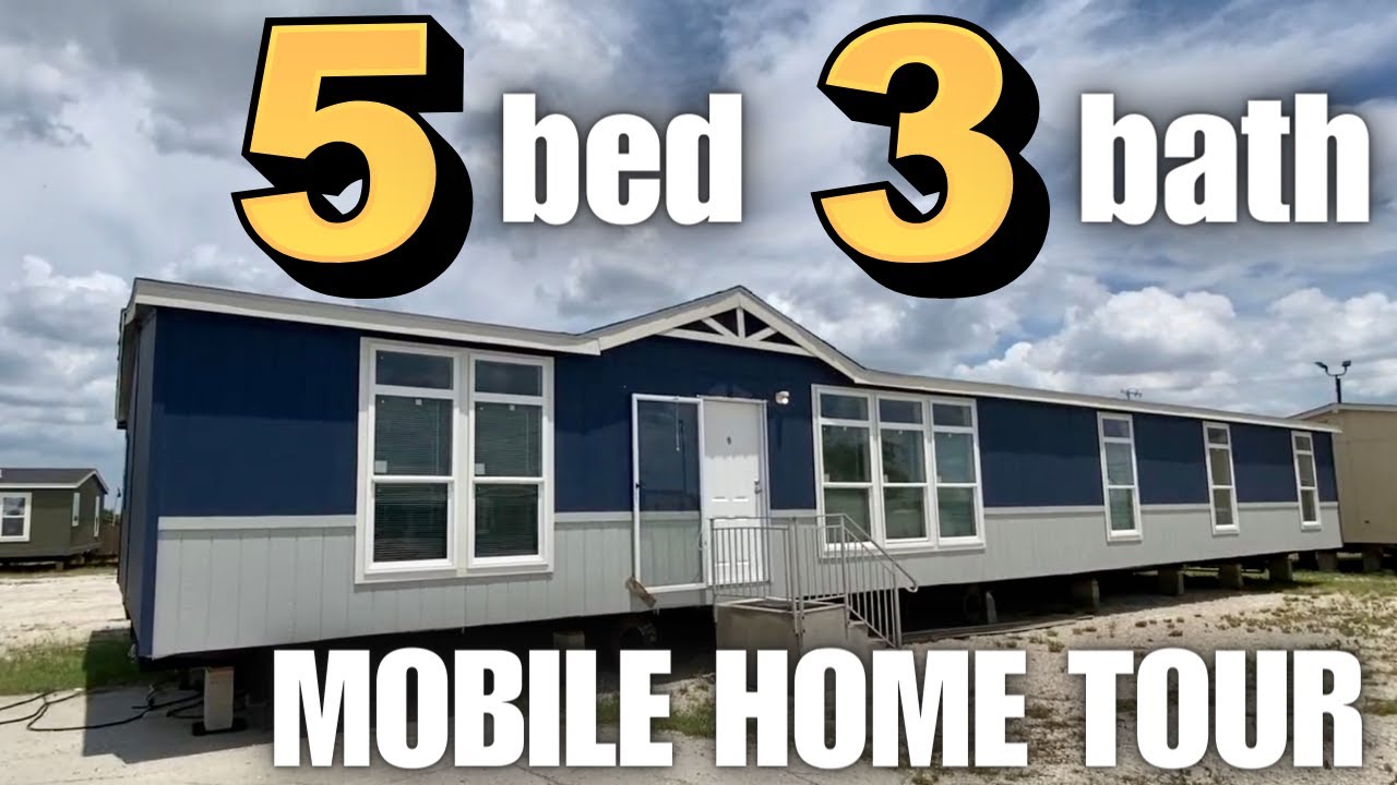 LOWEST PRICED big 5 bedroom mobile home I've toured in yrs! Prefab House Tour