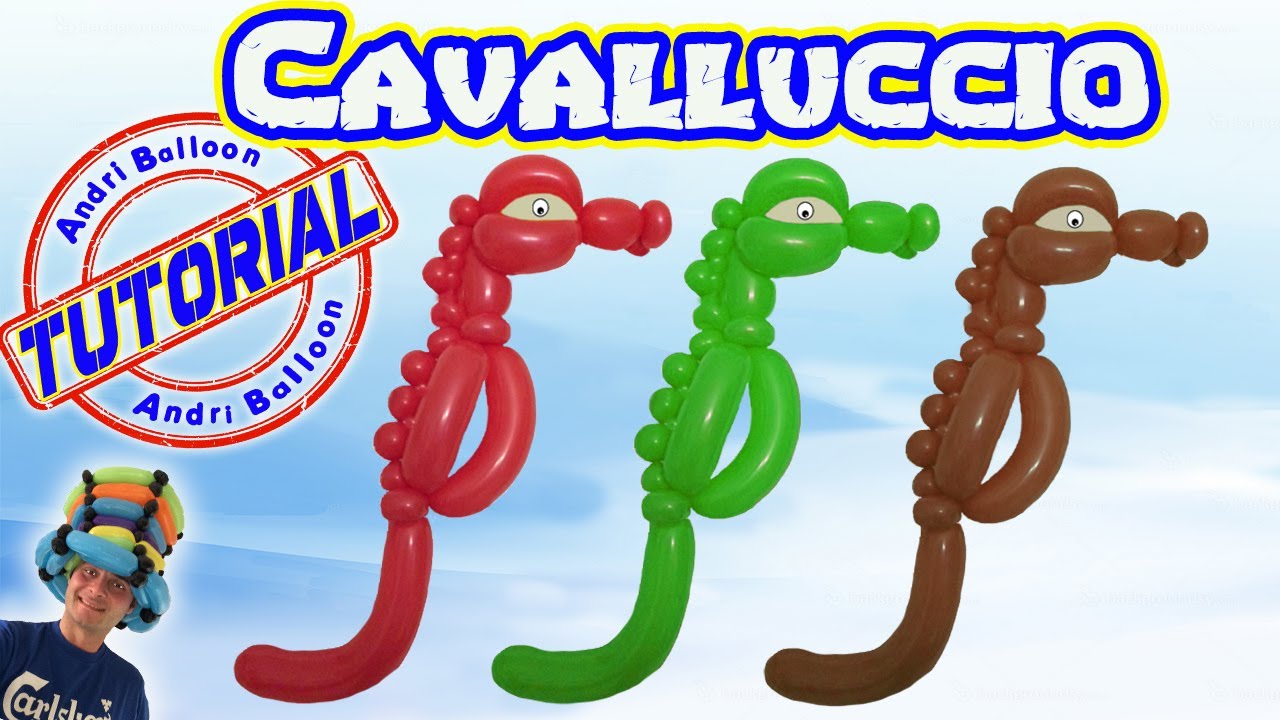 Palloncini modellabili Tutorial  28 - Cavalluccio marino -  #BalloonTwisting  #globoflexia