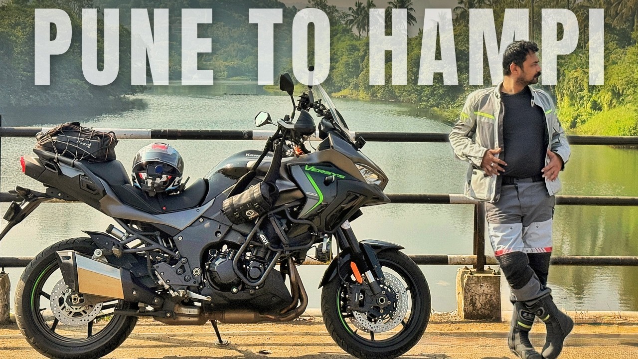 Pune to Hampi, 580km long, must awaited fun ride #friendship #kawasaki #superbike #royalenfield