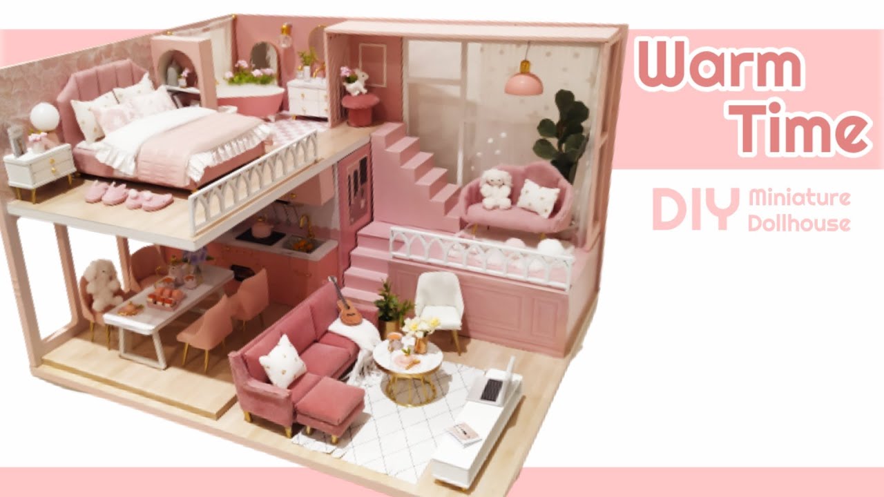 DIY Miniature Dollhouse Kit - Warm Time│미니어처 하우스(따뜻한 시간)