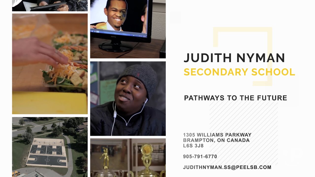 Judith Nyman Secondary School - Pathways to the future
