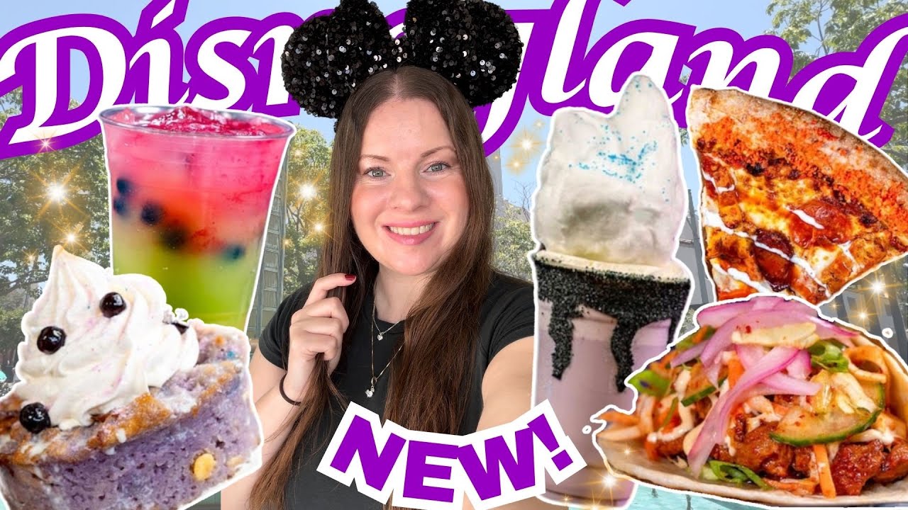 TRYING LOTS of NEW FOODS at DISNEY CALIFORNIA ADVENTURE | Plus Some New Merch | Disneyland Vlog 2024