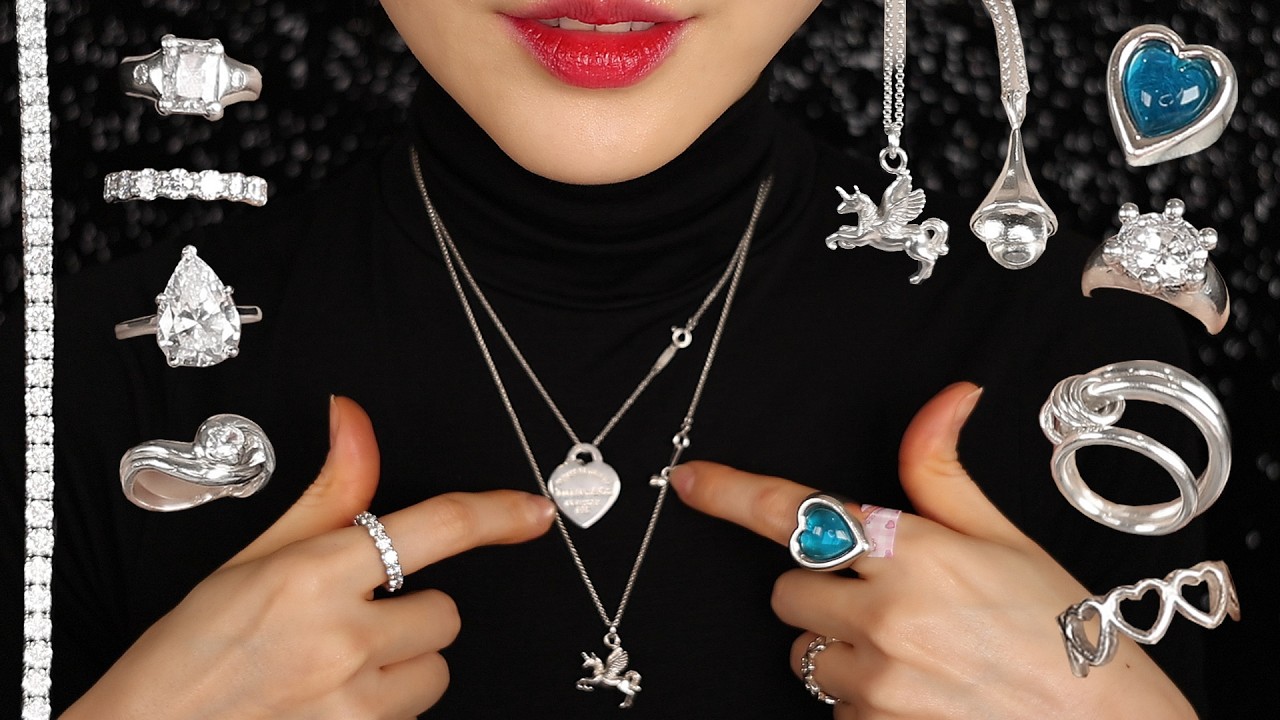 요즘 자주하는 실버 악세사리 소개 ASMR 💎💍