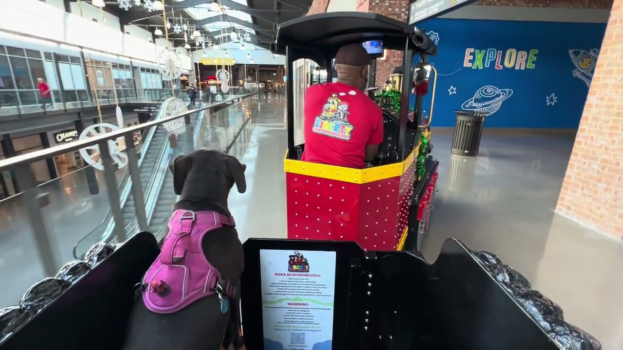 Ride Inside The Coal Car, Which Car is Your Favorite to Ride? All Aboard The Liberty Center Express