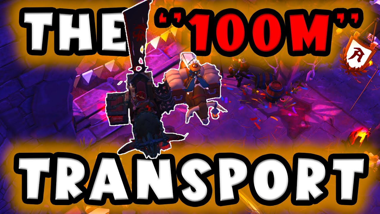 Baiting Gankers with 100M Fake Transport | Albion Online | @ninuschkAO