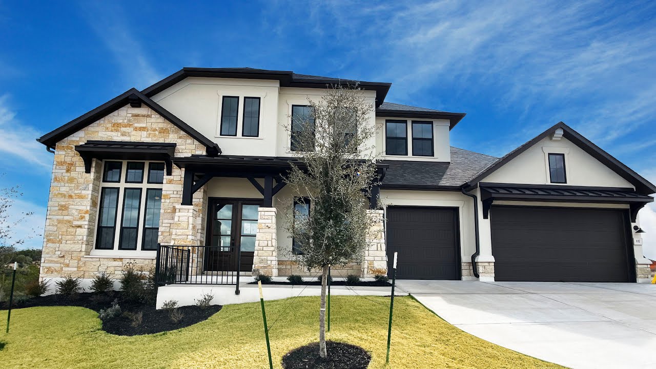 4700+ sq ft Colinas plan by Drees Custom Homes in Lariat in Liberty Hill, TX