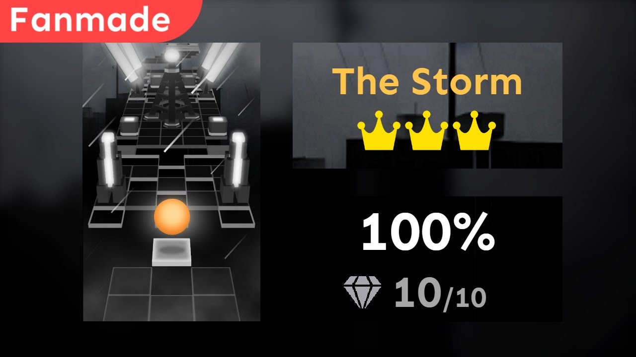 MUSIC FROM DL! | Rolling Sky Edit - The Storm ✩✩✩✩✩