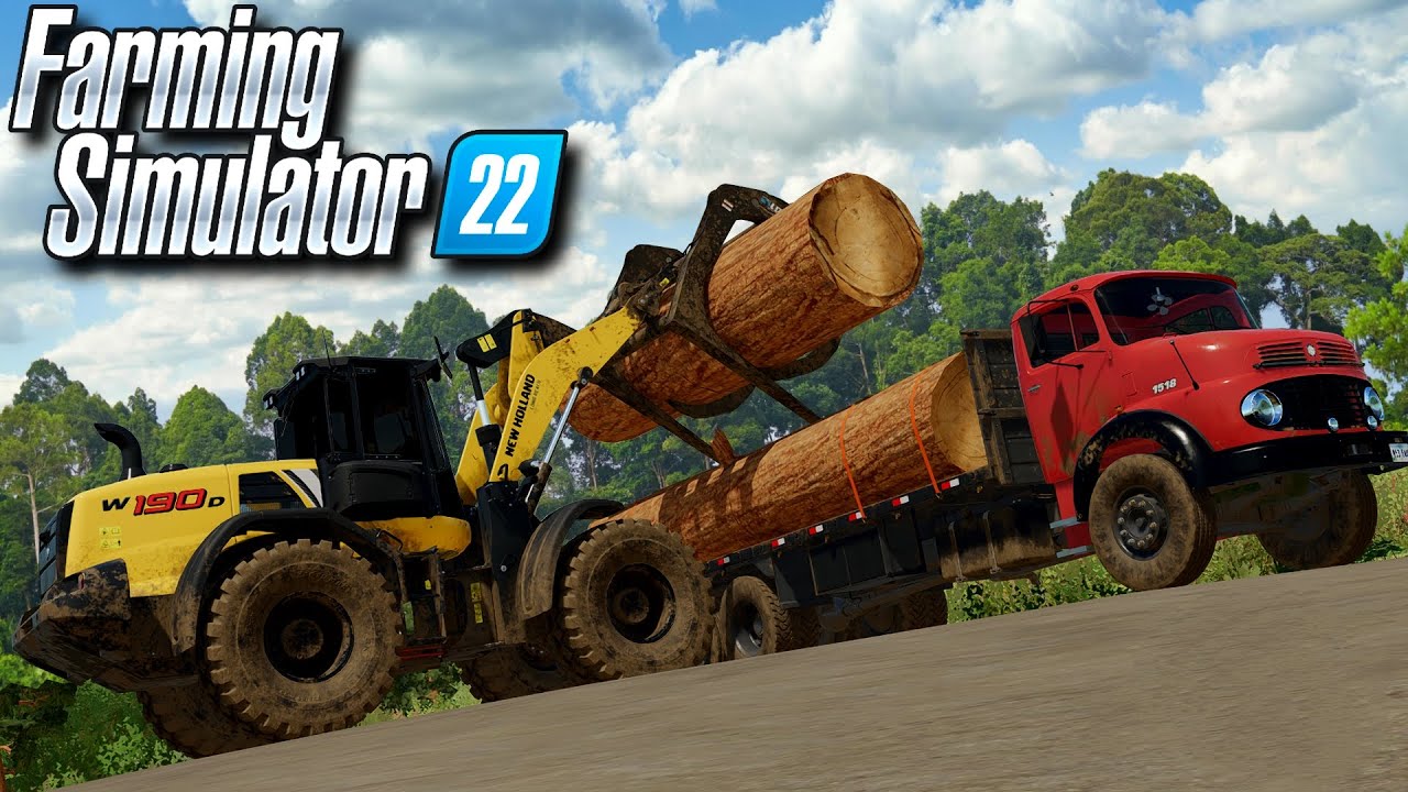 Como trabalhar com sequoias do modo mais fácil - Farming Simulator 22