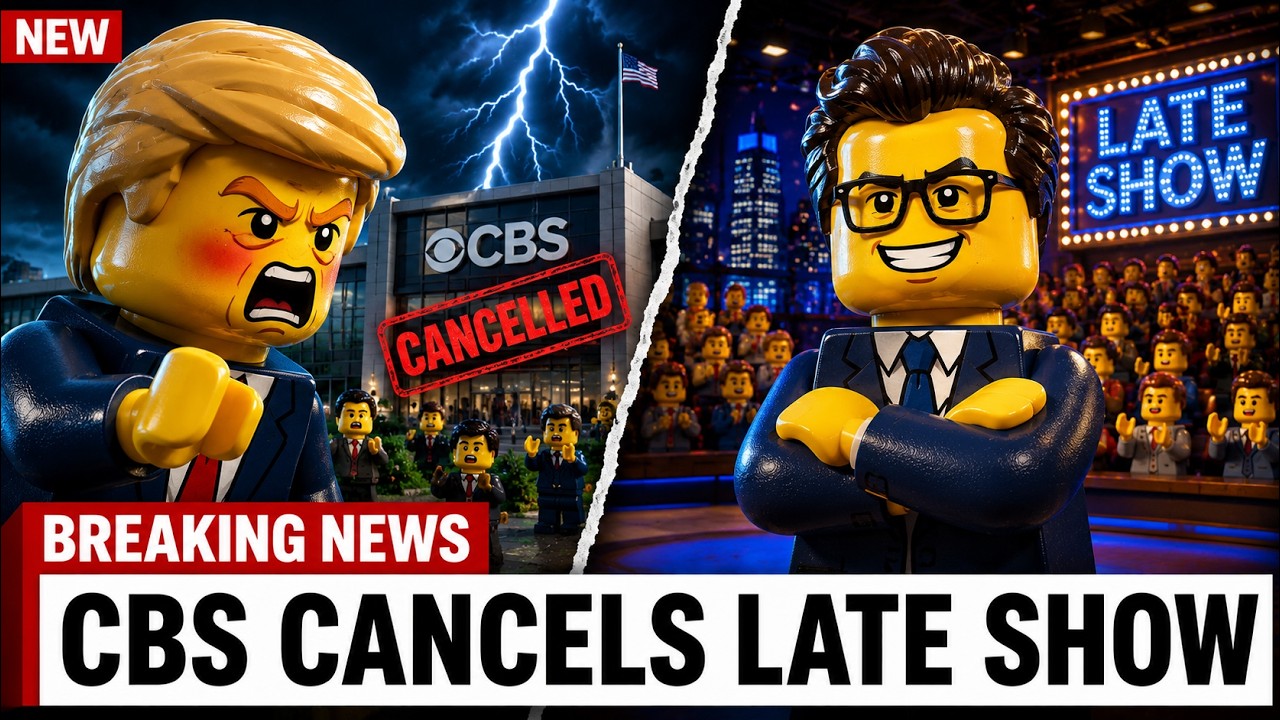 Trump Silenced Colbert's Show &mdash; But His Last Night Broke the Internet | LEGO Animation