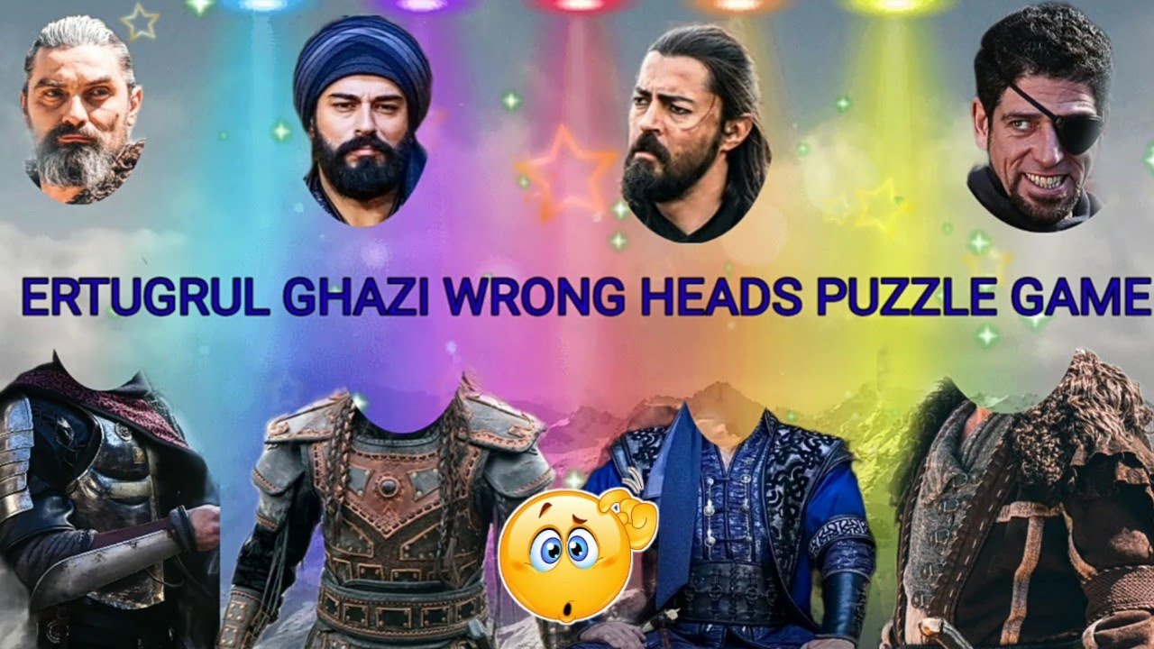 Ertugrul Ghazi || Usman ghazi wrong heads puzzle🧩 game 🤣😂